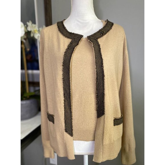NEW Escada Wool Cashmere Cardigan Sweater Set XS - Picture 2 of 13